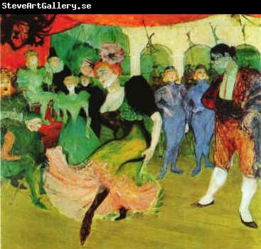  Henri  Toulouse-Lautrec Dance to the Moulin Rouge